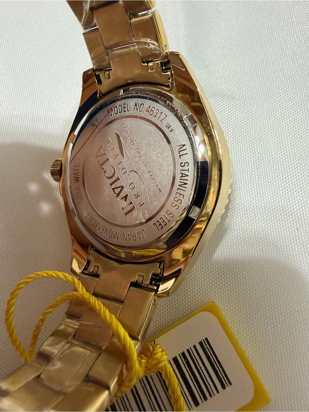 Invicta Gold and Black Men's Dive Watch with Date